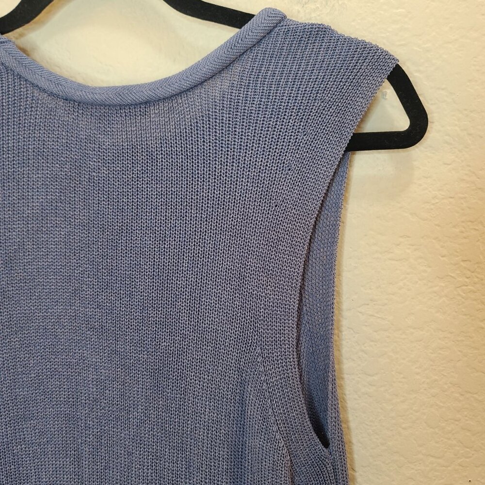 Harve Benard Sweater Womens Small Purple Tunic Sleeveless Longline Casual Ladies - Picture 10 of 12